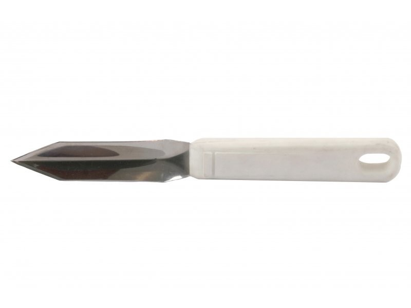 Faca Inox Pena V Decorar Legumes